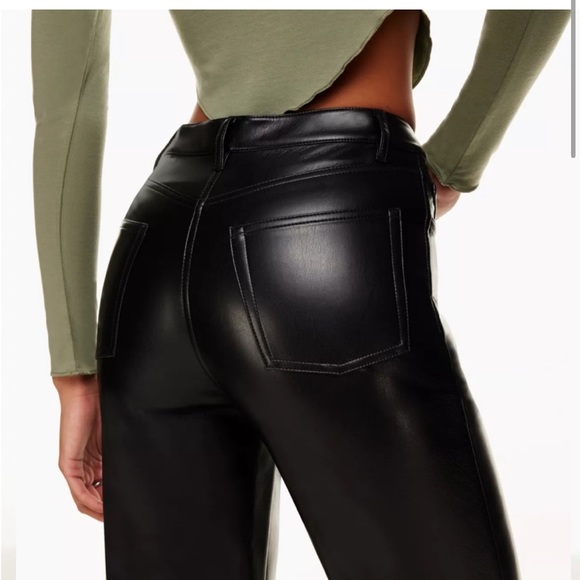 Aritzia Melina Faux-Leather Pants - Picture 2 of 3
